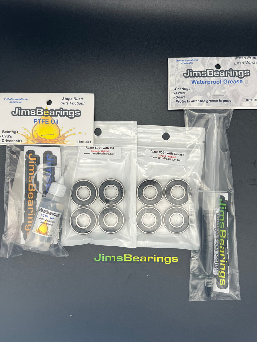 Razor Dirt bike & RSF Wheel bearings replacement Ceramic front and rear