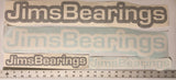 JimsBearings Vinyl decal